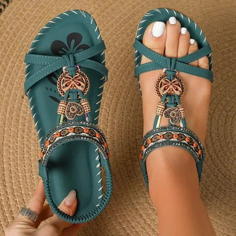 Katherine - płaskie sandały boho