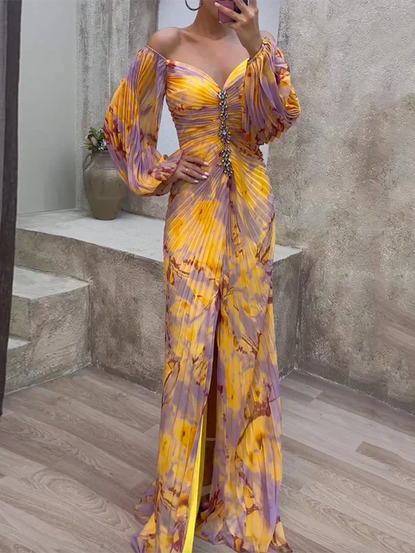 Giselle | Elegancka Sukienka z Dekoltem w Serek